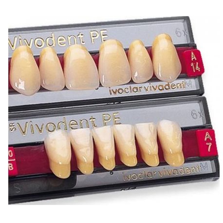 Ivoclar SR Vivodent PE Shade 1C For Anterior teeth (set of 6)